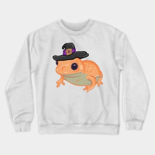 Orange Witch Frog Crewneck Sweatshirt